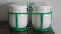 Yaourts natures 'fermier' au lait de chèvre