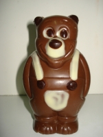 Moulage ours en salopette