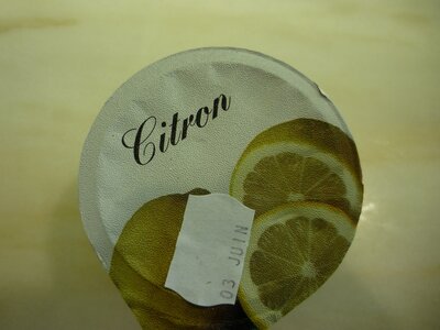 Yaourts aromatisés bio citron