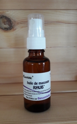Huile de massage rub