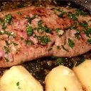 Foie de veau tranché