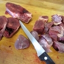 2 tranches de coeurs de veau