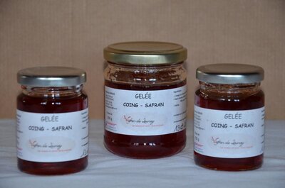 Gelée de coings safranée