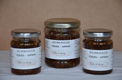 Confiture de figues safranée