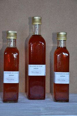 Vinaigre de cidre safrané