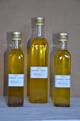Huile de tournesol safranée