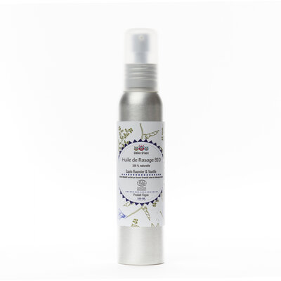 Huile de rasage bio 100 ml.