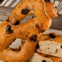 Fougasse aux olives noires bio