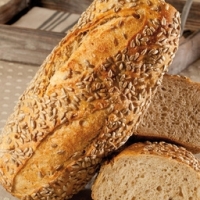 Pain garni au tournesol bio