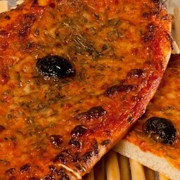 Pizza fromage bio