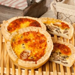 Quiche aux champignons x2 bio