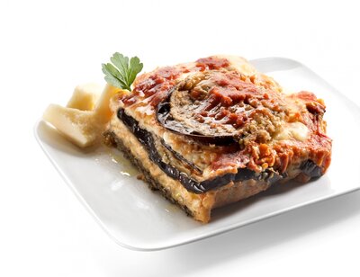 Aubergines a' la parmigiana