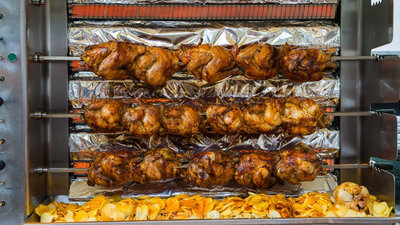 Poulet roti fermier label rouge