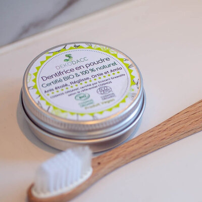 Dentifrice en poudre certifié bio anis 30 ml