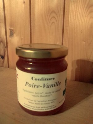 Confiture poire-vanille