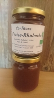 Confiture fraise-rhubarbe
