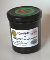 Confiture myrtilles à la coriandre bio
