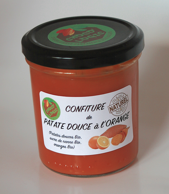Confiture patate douce à l'orange bio