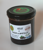 Gelée cassis et myrtille bio