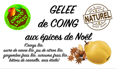 Gelée coing aux épices de noël