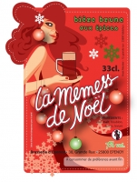 Bière brune la memess de noël