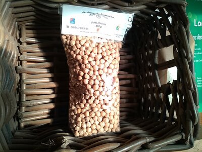 Pois chiches 'petits brun' 5 kg bio