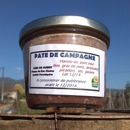 -terrine - terrine de campagne - 180g bio