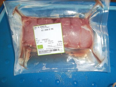 Rôti de porc bio