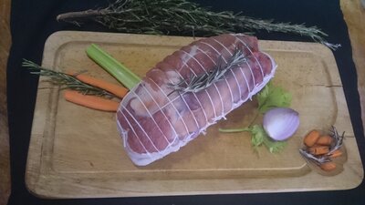 Epaule roulee d'agneau bio