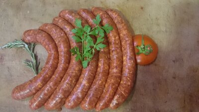 Merguez d 'agneau et boeuf bio