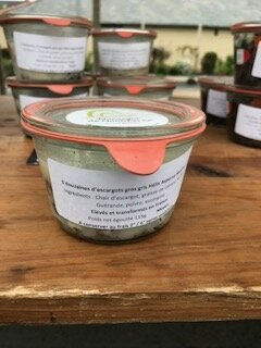 Verrine de 3 douzaines escargots confits à la graisse de canard
