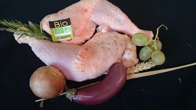 Cuisses de poulet bio