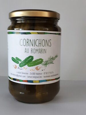 Cornichons au romarin gros pot