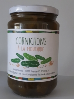 Cornichons à la moutarde gros pot