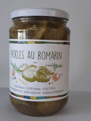 Pickles au romarin