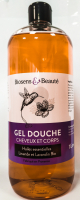 Gel douche sans savon lavande biosens&beau 1l