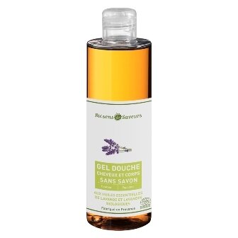 Gel douche sans savon lavande biosens&saveurs 250 ml