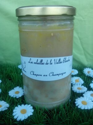 Chapon au champagne