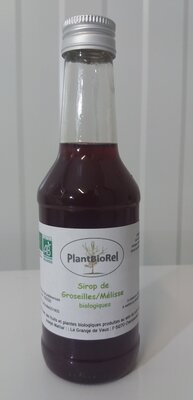 Sirop de groseille / mélisse