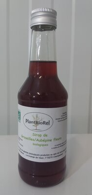 Sirop de groseille / aubépine fleur