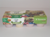 Yaourt entier fruits mixés 8x125g