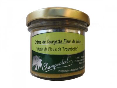 Crème de courgettes fleur de nice bio