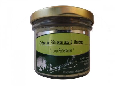 Crème de pâtisson aux 2 menthes bio