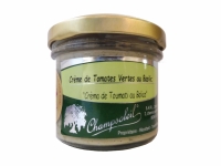 Crème de tomates vertes au basilic bio
