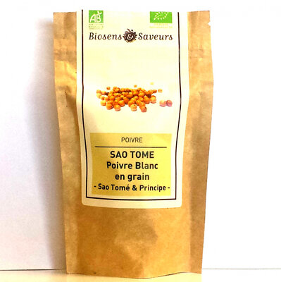 Poivre blanc grains sao tomé 50g