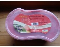 Sorbet framboise d'alsace 1l 760g