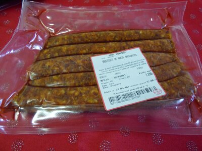 Saucisses basquaise 100% boeuf