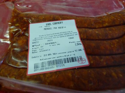 Merguez 100% boeuf