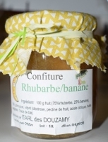 Confiture rhubarbe-banane