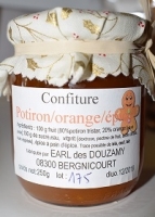 Confiture potiron tristar*,orange et épices